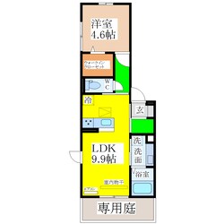 D-ROOM FIRST 大善寺駅前の物件間取画像